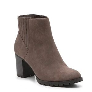 Kelly and Katie brown heeled ankle boots